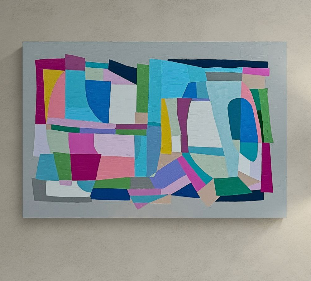 Tessera No. 4 — the culmination of the series, a mosaic field of carefully placed colour