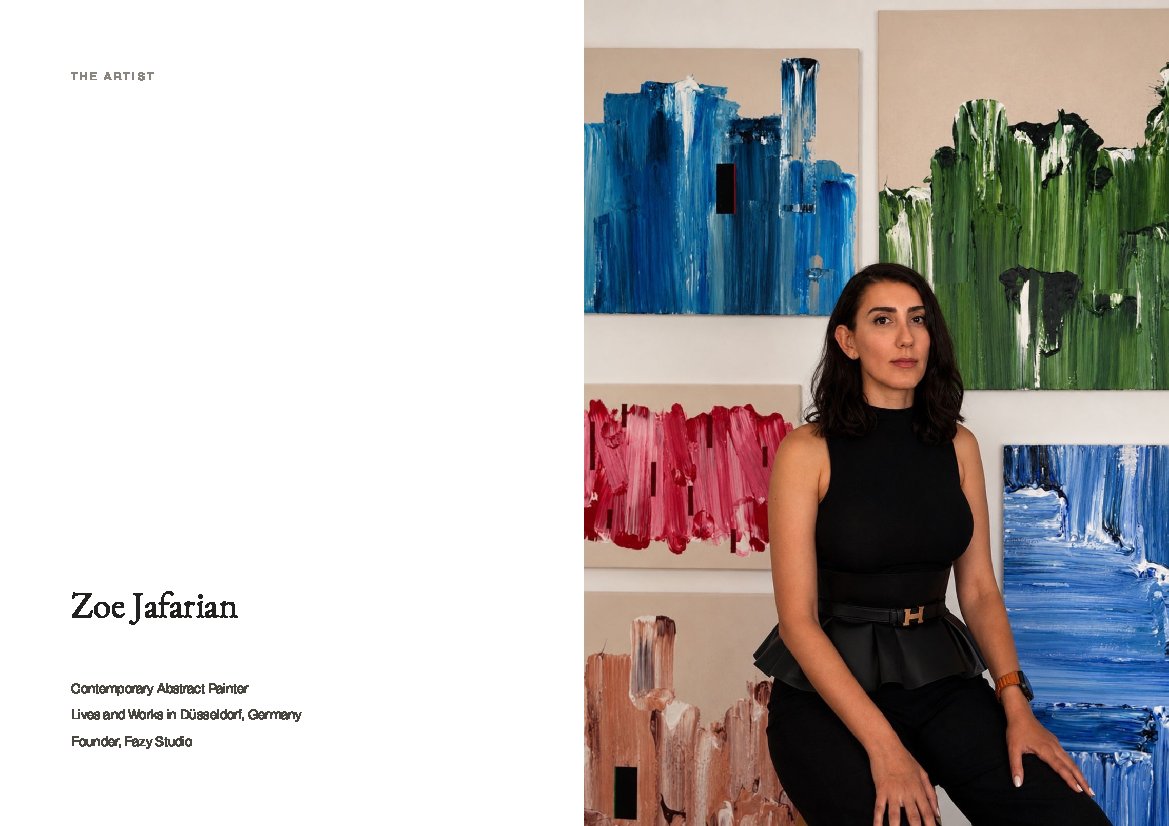 Artist portrait page